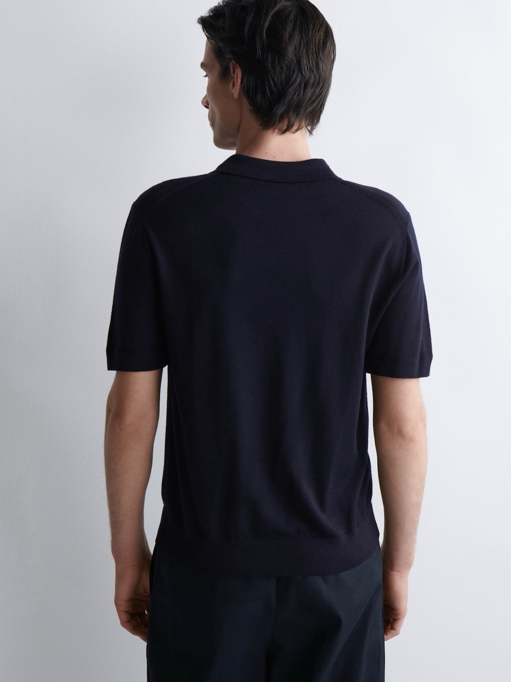 NWT (size small) COS OPEN-COLLAR MERINO WOOL POLO SHIRT - Picture 4 of 7